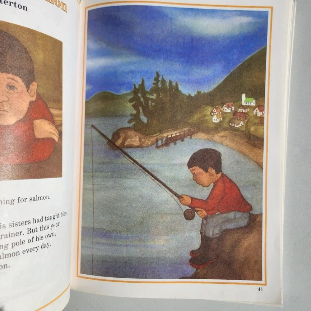 Over the Mountain Vintage Book Short Stories Bedtime Songs Poems 3rd Grade by Da